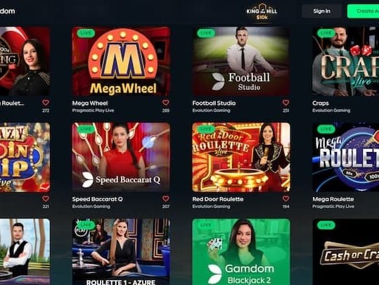 LuckyBet7 کیسینو انٹرفیس اسکرین شاٹ 3